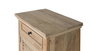 GINER Y COLOMER Table de chevet en bois de manguier massif - Naturel
